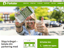 Tablet Screenshot of parkster.com